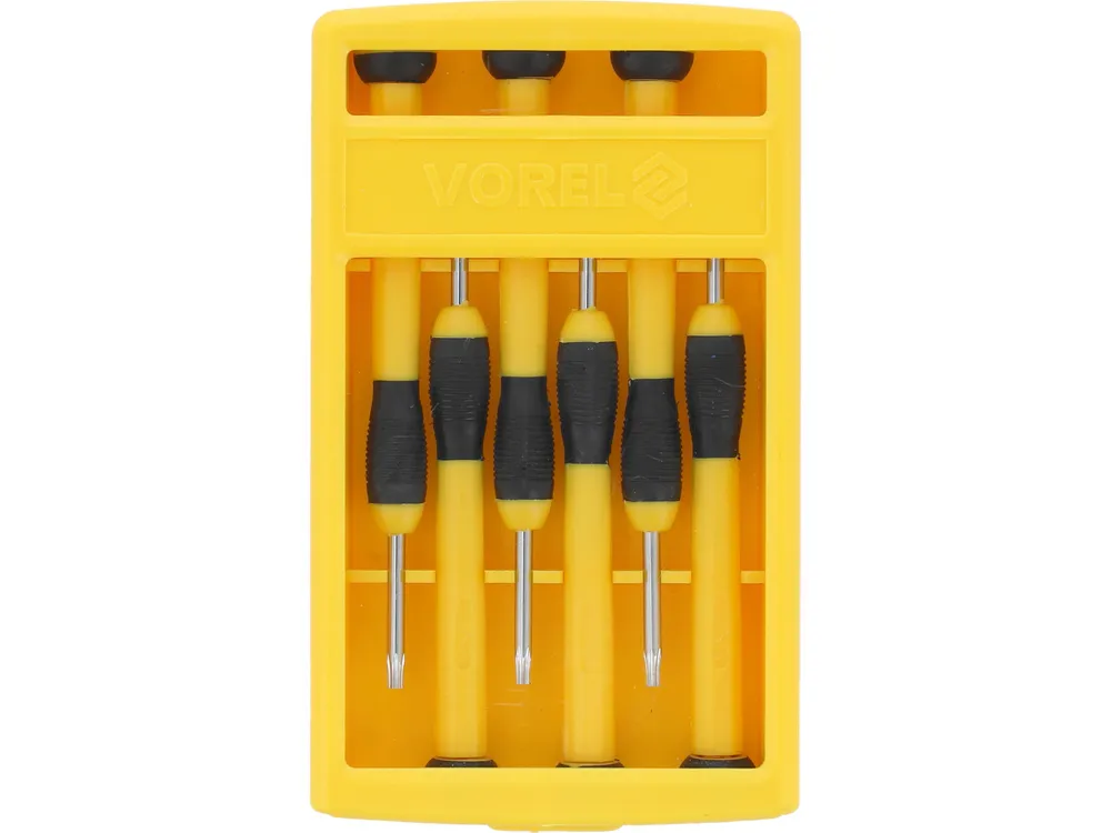 Vorel presisjonsskrujern Torx T5–T10, 6 stk. 64554
