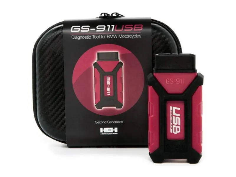 HEX GS-911 USB motorsykkeldiagnoseverktøy OBD2 80216 (BMW) for 10 kjøretøy