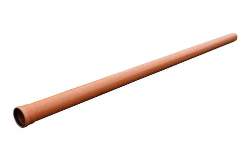 Wavin 110 x 3000 mm PVC-kloakrør m/muffe, klasse N SN4, EN 13476