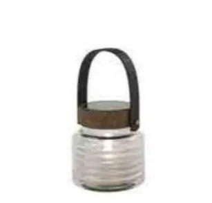 Sirius Aston Solar Krukke - Sort/Brun - H 12 cm