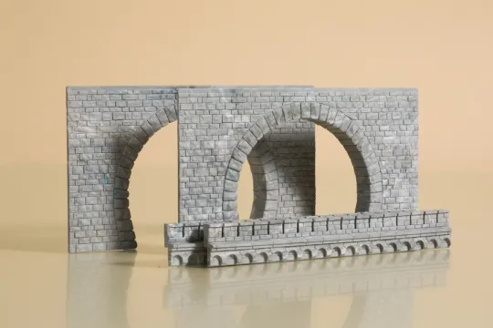 Auhagen 41587, HO (1:87), Grå