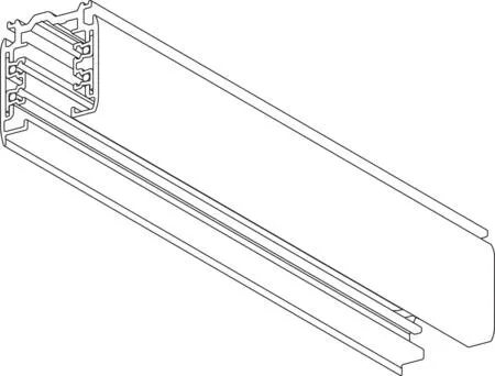 Global 3F Skinne 1M XTS4100-2 sort
