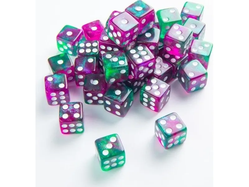 Gamegenic Galaxy Series - D6 terning-sett (12 mm) - Aurora