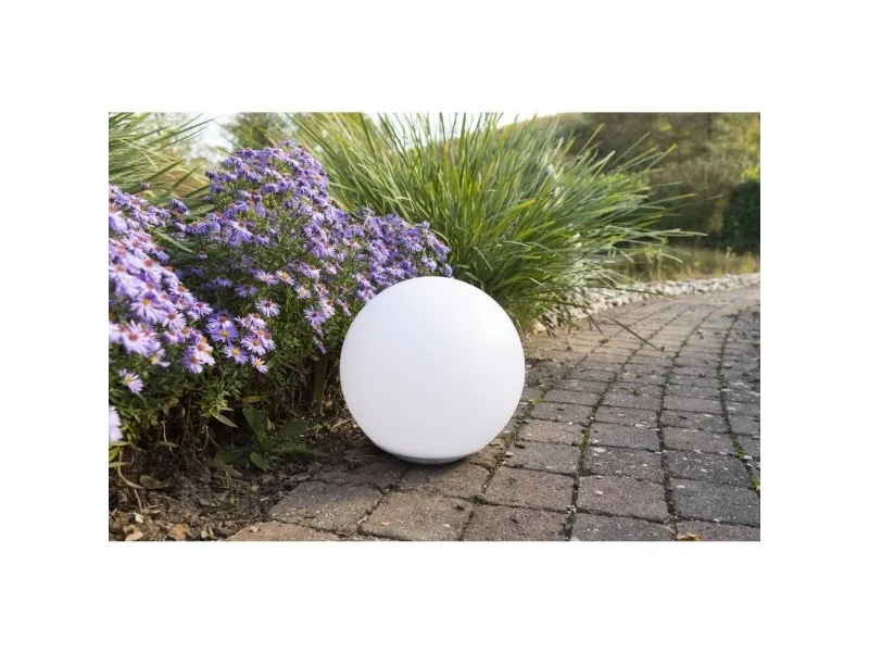 Heitronic 37234 Globo solcelledekorasjonslys solkule LED (RGB) LED innebygd 0,4 W hvit
