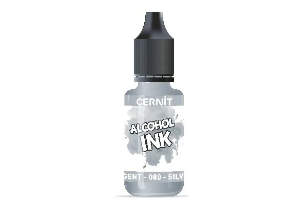 Cernit alcohol ink 20 ml sølv