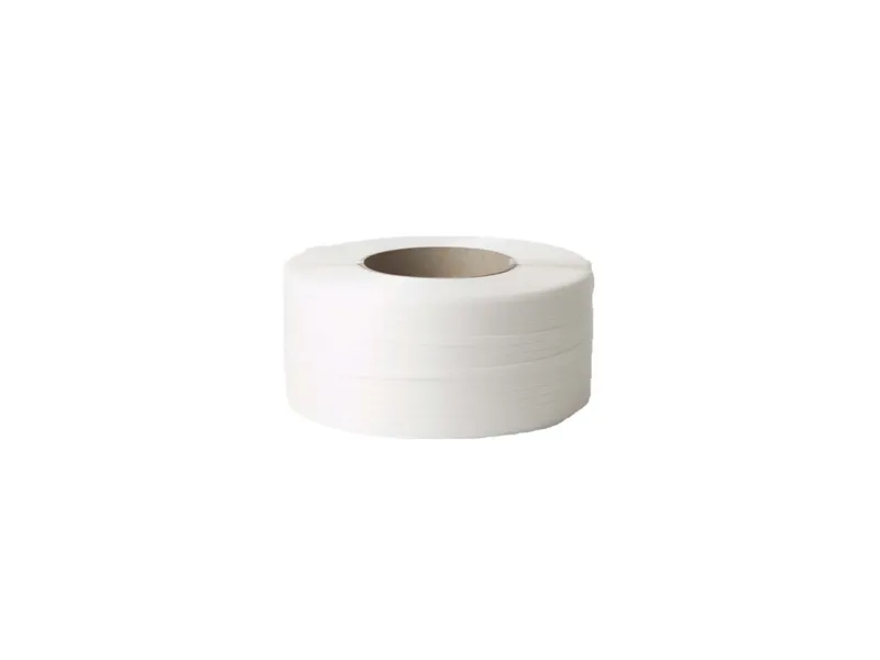 Strapbånd PP hvid 12x0,55mm - (2 rulle)