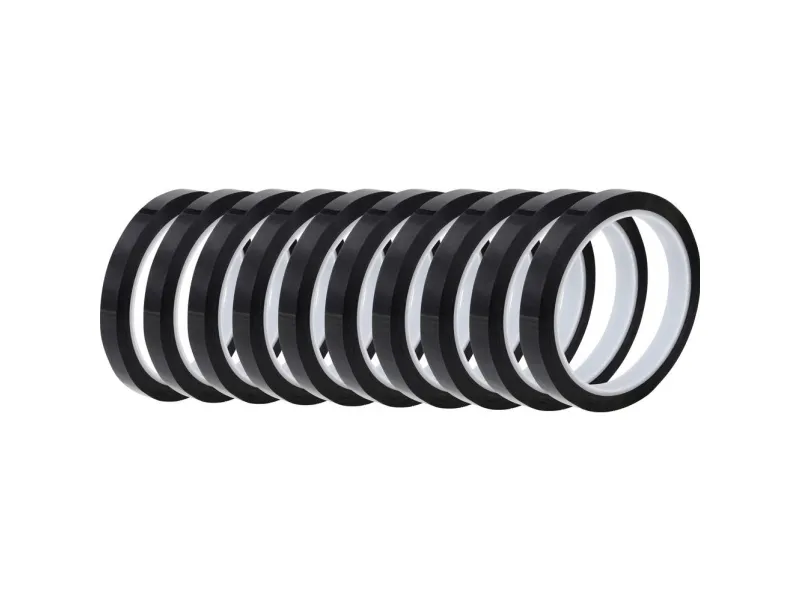 TRU COMPONENTS ESD-teip (10 stk) svart L x B: 36 m x 10 mm, antistatisk rutenett