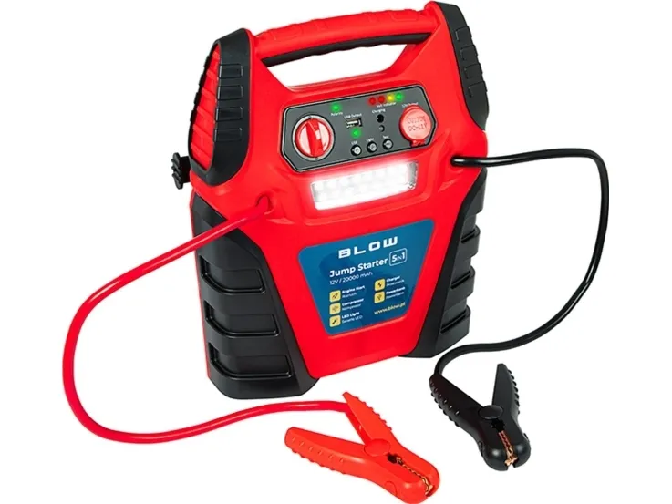 Startbooster kompressor likeretter 5-i-1
