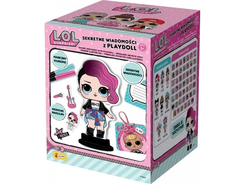 Lisciani kreativt sett L.O.L. Surprise - hemmelige meldinger fra Playdoll-304-PL69460