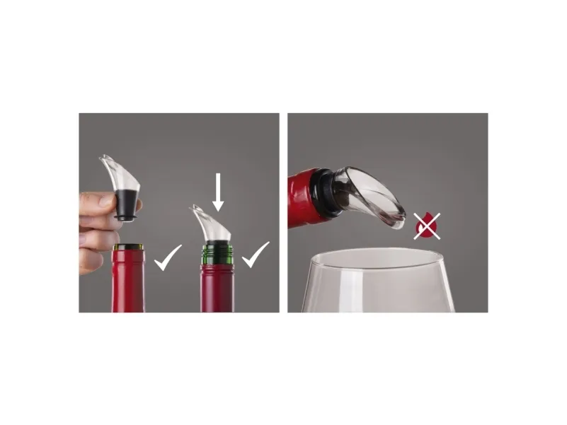 Vacu Vin 09846606 vinkpumpe Concerto med 3 korker