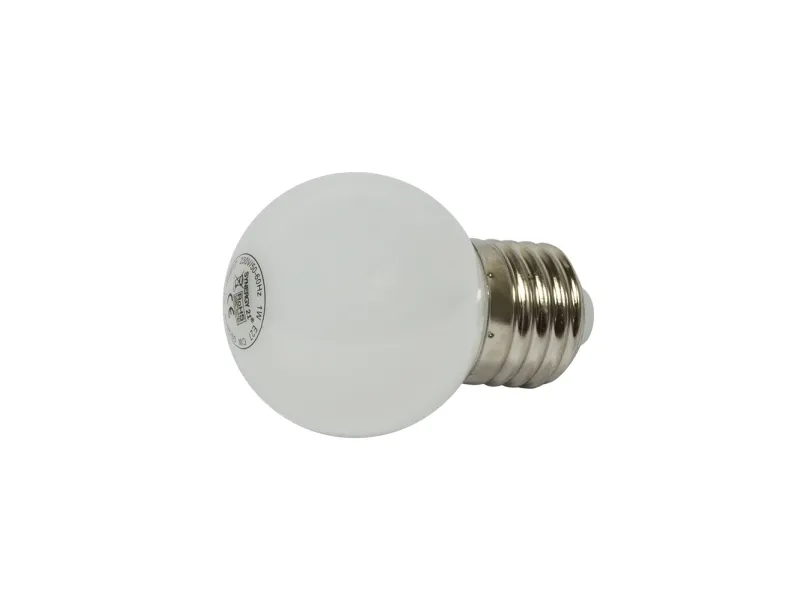 Synergy 21 LED retrofit E27 mini globe G45 ww 1 watt til lysslynge