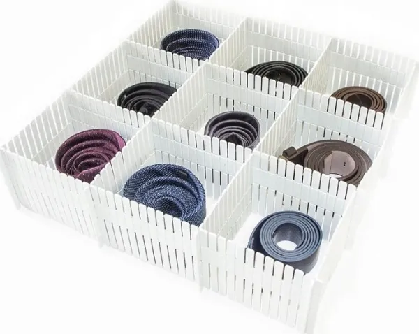 TRITON organizer til skuff, tilpasset, 4 stk 10x40 cm