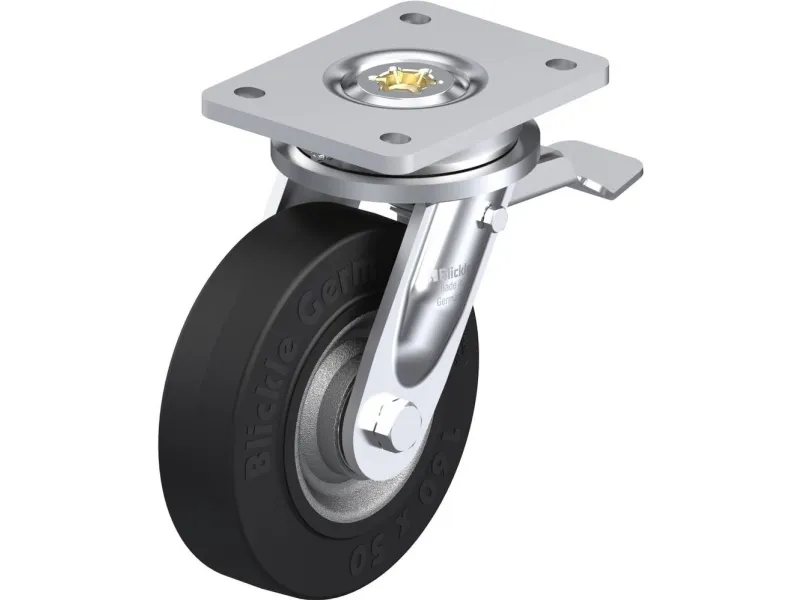 Blickle 51151 LO-SE 160K-ST styrehjul med brems Hjuldiameter: 160 mm Bæreevne (maks.): 450 kg 1 stk