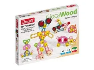 Quercetti konstruksjonssett Techno Wood Premium Ludzik (040-0733)