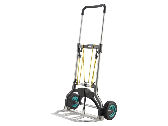 wolfcraft GmbH TS 850, Aluminium, Håndtruck, Aluminium, Sort, 100 kg, 2 hjul, 18 cm