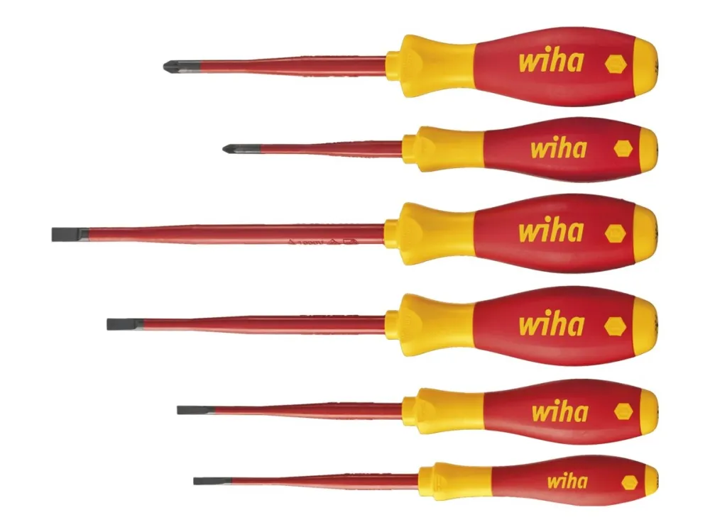 Wiha SlimFix skruetrækkersæt 1000 V, 6 dele