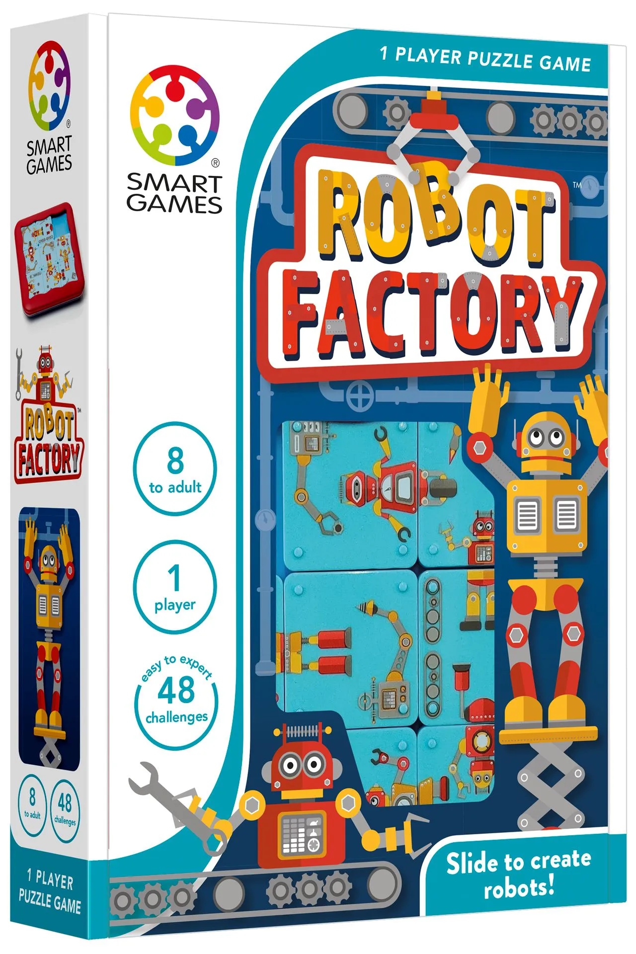 SmartGames Robot Factory, 8 år, Flerfarget