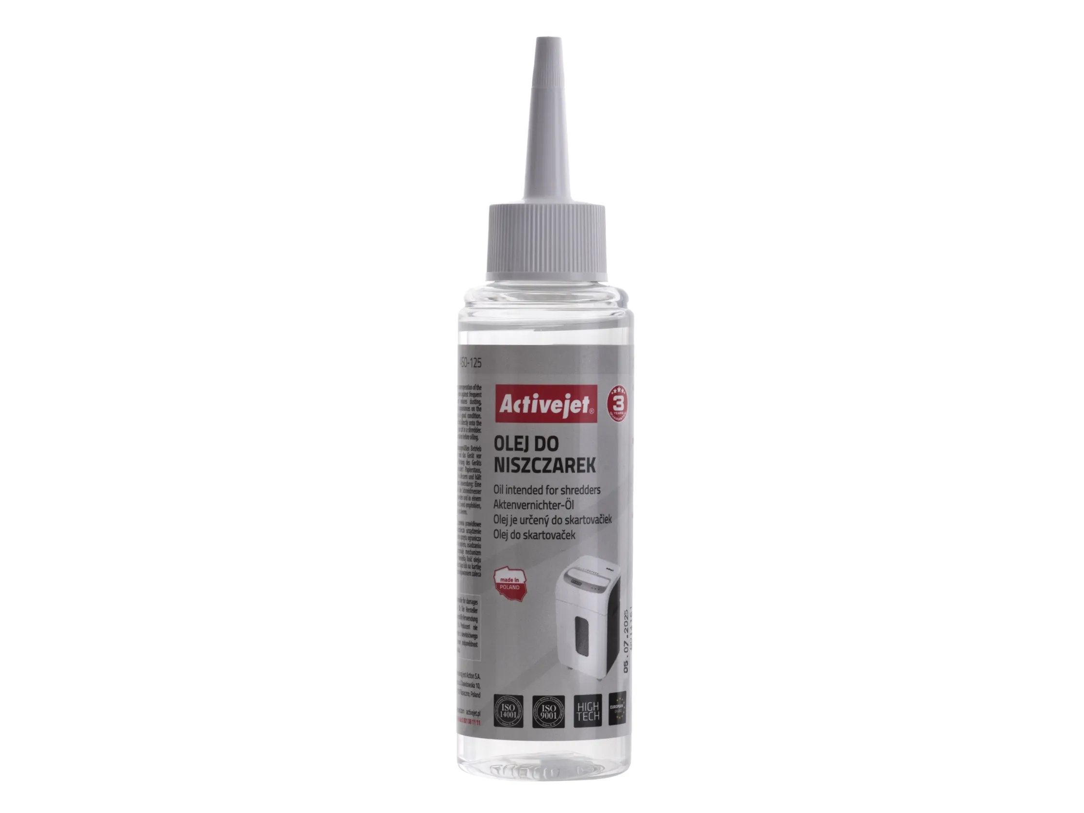 Activejet ASO-125 oil for shredders 125ml