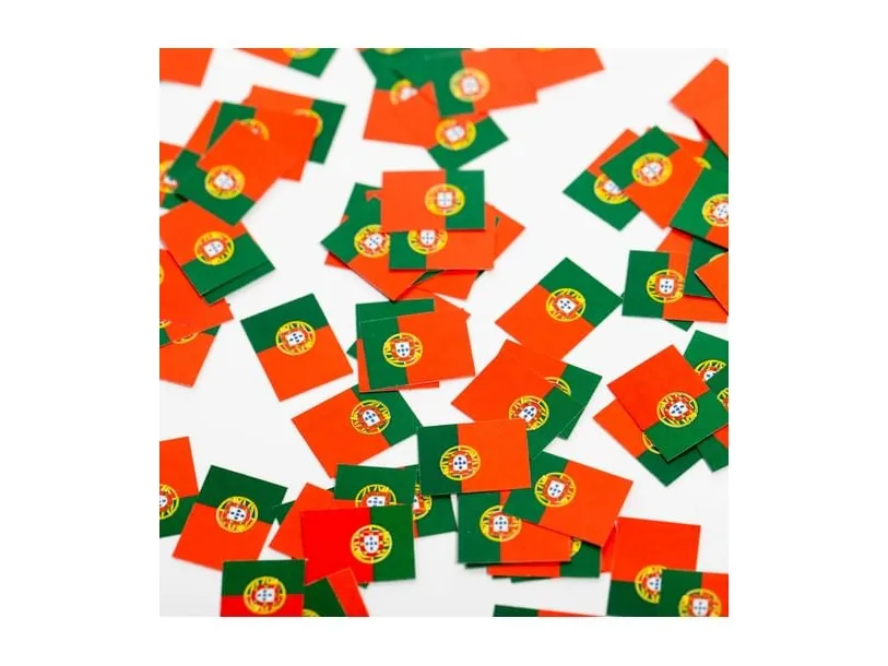 Flag konfetti Portugal
