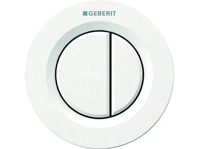 Omega Remote 01 dob mur hvid, Passer kun til Omega cisterner