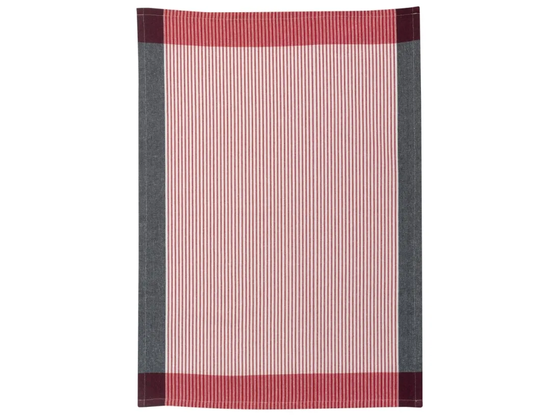 VIVARAISE DINIS KITCHNTOWL Red 50X70