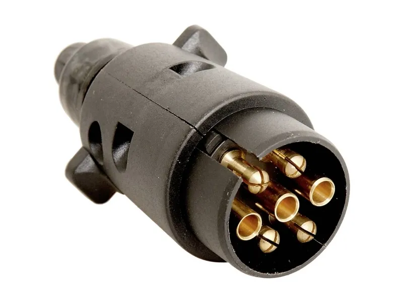HP Autozubehör 28254 tilhengerkontakt [7-polet stikkontakt - 7-polet kontakt] plast