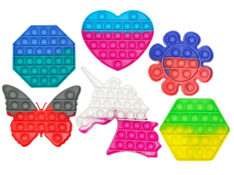 Pop It - Fidget - Blandet - 1 stk. - Assorteret
