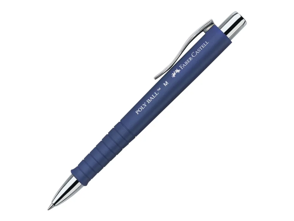 Faber-Castell POLY BALL - Kulepenn - blå - 0.5 mm - medium - retraktil