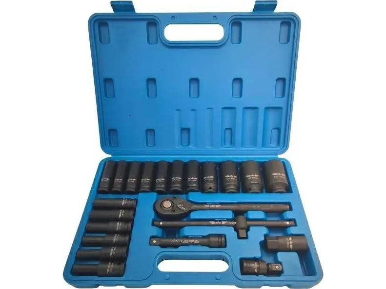 Adler ADLER  1/2 skralle + topper 23 deler