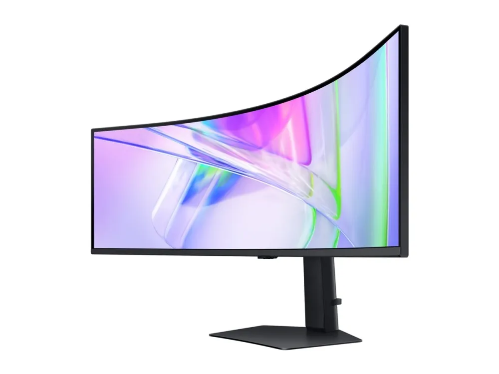 Samsung ViewFinity S9 S49C950UAU - S95UC Series - LED-skjerm - kurvet - 49 - 5120 x 1440 Dual Quad HD @ 120 Hz - VA - 350 cd/m² - 3000:1 - DisplayHDR 400 - 5 ms - 2xHDMI, DisplayPort, USB-C - høyttalere - svart - demo