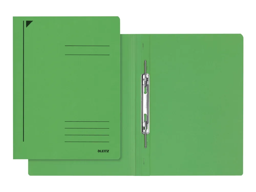 Leitz - Fjærmappe - for A4 (210 x 297 mm) - kapasitet: 250 ark - grønn