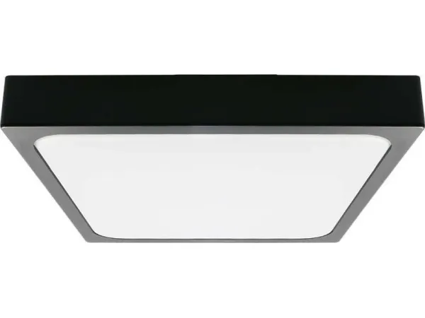 V-TAC taklampe V-TAC taklampe 30W LED Square IP44 42x42cm Sort VT-8630B-SQ 6500K 3000lm