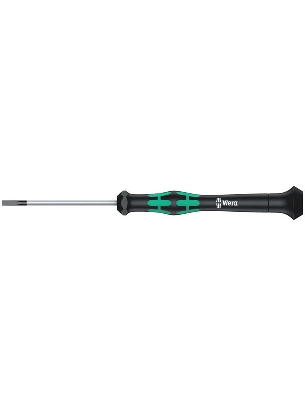 Wera 2035 Screwdriver for slotted screws for electronic applications. 0.40 x 2.0 mm