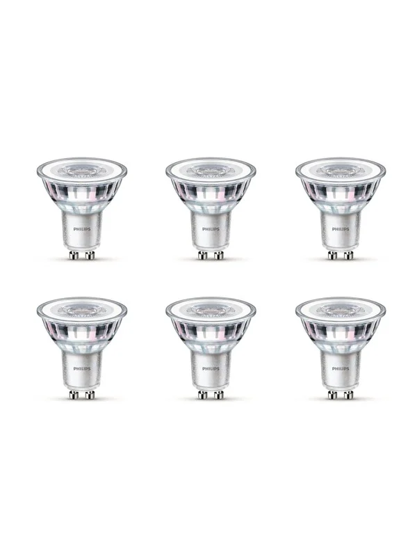 Philips LED-lyspære LEDClassic 3.5W/827 (35W) 6-pack GU10