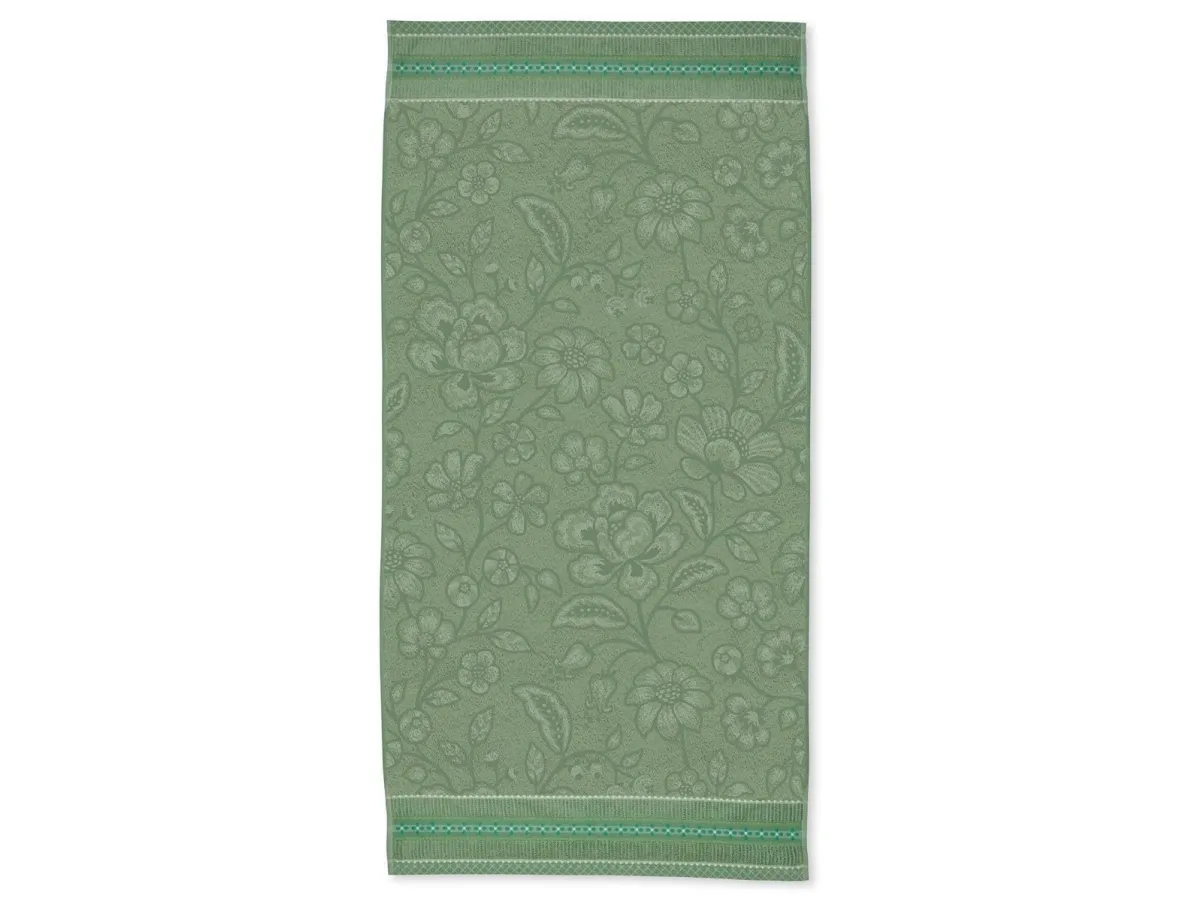 PIP Studio Jasmin Jacquard Green 55x100