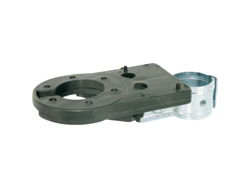 SecoRüt 12079 holder for stikkontakt (13-polet, 7-polet stikkontakt) metall (galvanisert) ABS-plast