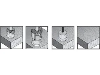 AWTools fres til tre 30 mm (AW40328)