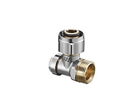 afspærringsvinkel - 3/4'' nippel til C6 radiator