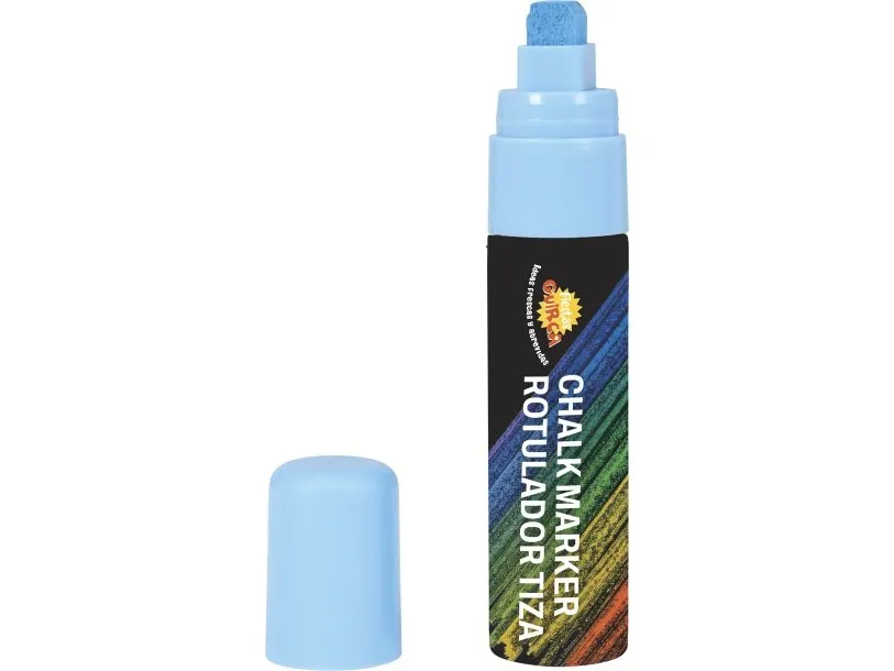 Blå flytende krittpenn (neon/rave)
