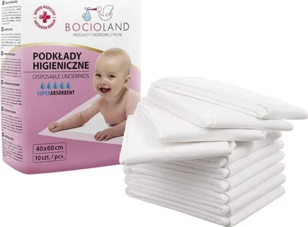 BOCIOLAND BOC0150 engangsunderlag 40 x 60 cm, 10 stk