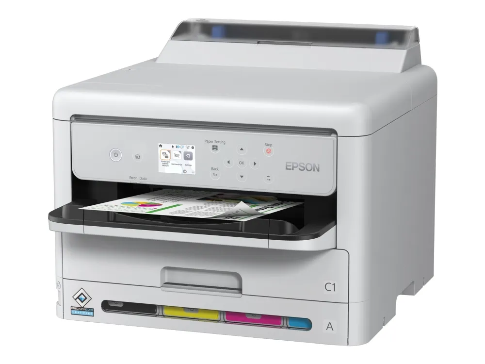 Epson WorkForce Pro WF-C5390DW - Skriver - farge - Dupleks - ink-jet - A4/Legal - 4800 x 1200 dpi - opp til 25 spm (mono) / inntil 25 spm (farge) - kapasitet: 330 ark - USB, Wi-Fi, Gigabit LAN