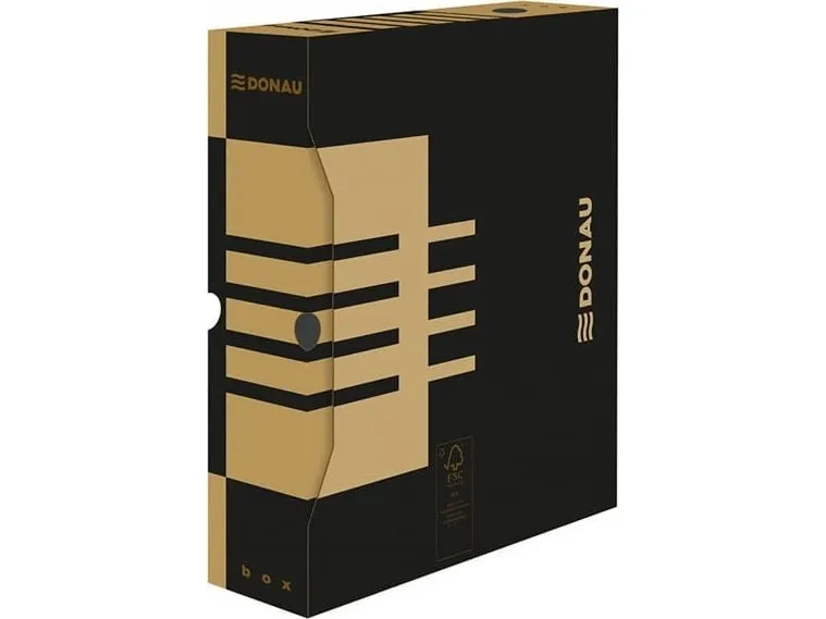 Donau ARKIVBOKS 80mm 80x340x297mm DONAU BRUN PAPP