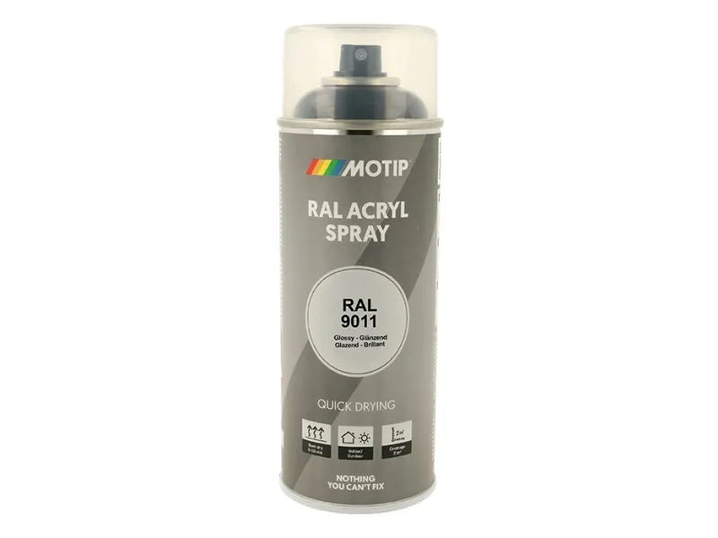 Motip Ral 9011 high gloss graphite black