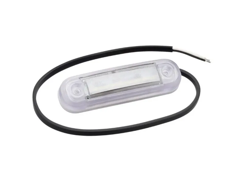 Fristom omriss-markeringslys for åpne kabelender posisjonslys foran 12 V, 24 V hvit transparent