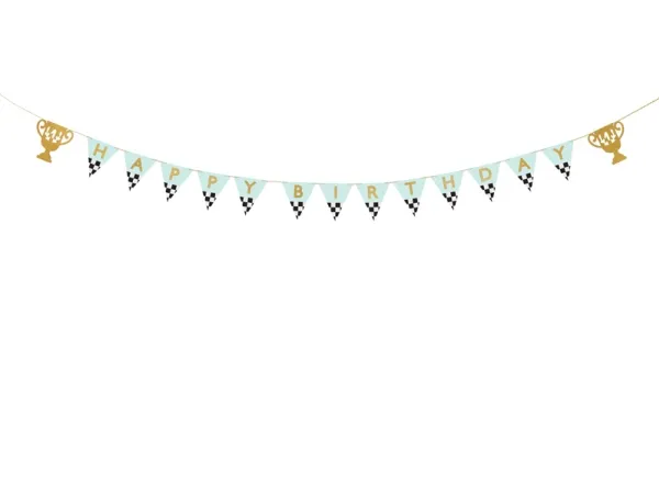 PartyDeco GRL109, Garland, Papir, Flerfarget, Bilde, Universal, 130 mm