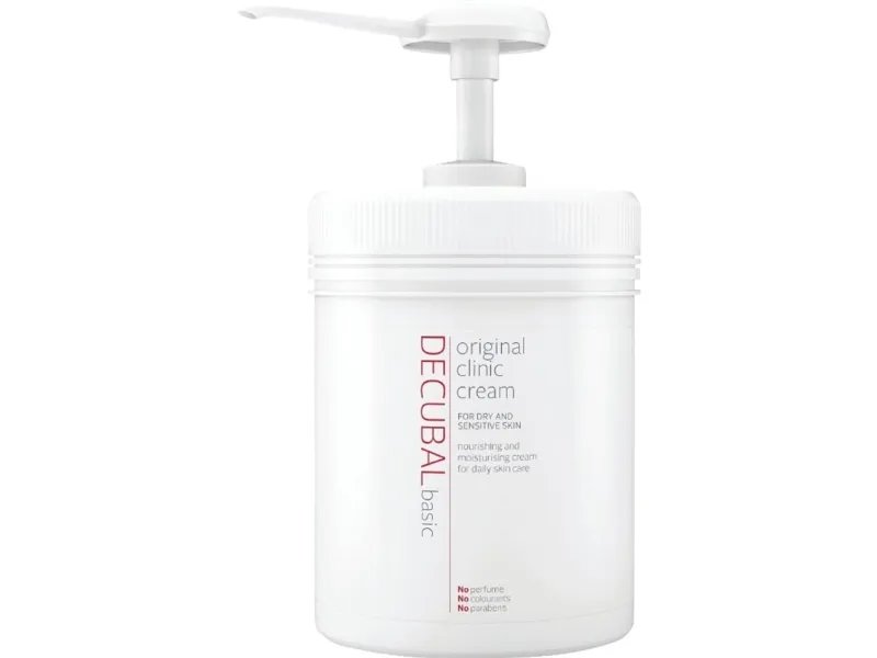 Hudcreme, Decubal Clinic, 1000 ml, uden farve og parfume - (6 stk.)