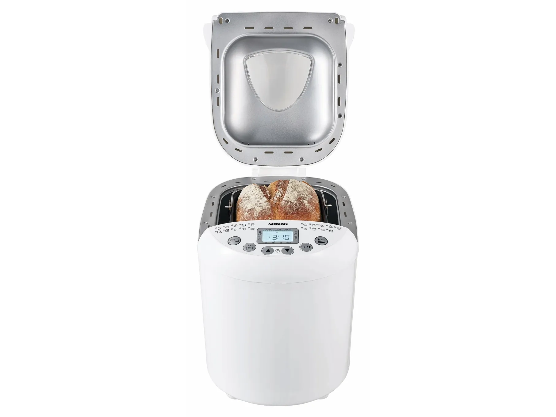 MEDION MD 18636 - 1 kg - starttidsinnstilling - synsvindu - timer - hold varm-funksjon - 650 W (MD 11011)