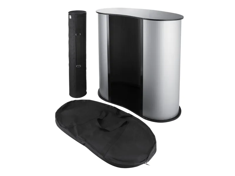 Messeudstyr, Twinco Twin, 900x490x930mm Disk Inkl. hylde, sort