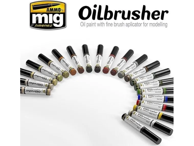 Vallejo Ammo: Oilbrushers Display N1 (80)