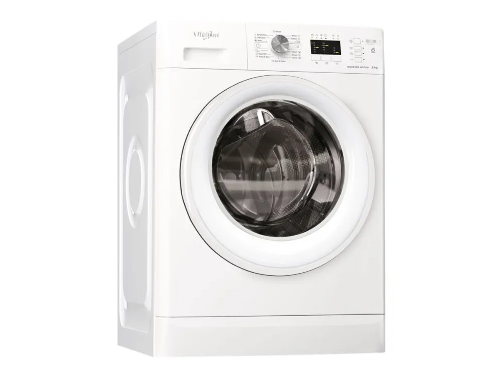 Whirlpool FFL 6238 W EE - Vaskemaskin - bredde: 59.5 cm - dybde: 57.5 cm - høyde: 84.5 cm - frontileggelse - 52 liter - 6 kg - 1200 rpm - hvit